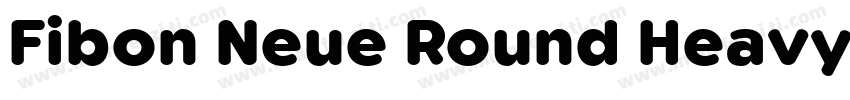 Fibon Neue Round Heavy Round字体转换